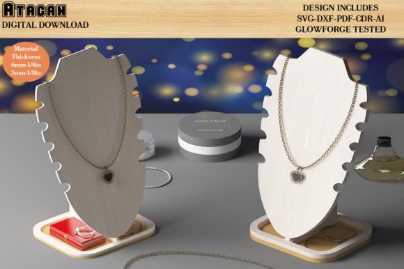 Download Custom Necklace Stand / Jewelry Bracelet - Lace Collection